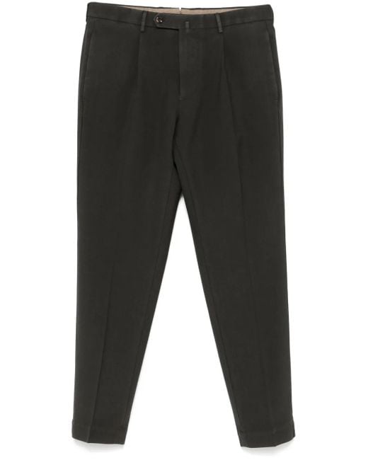 Dell'Oglio Black Scilla Trousers for men
