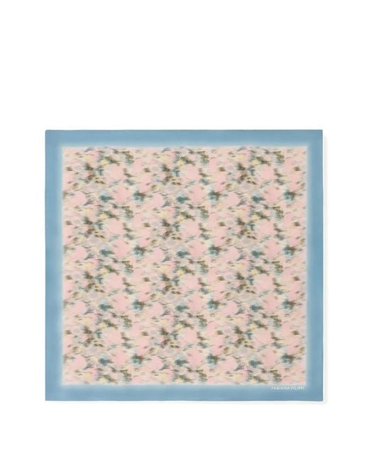 Fabiana Filippi Metallic Foulard À Fleurs