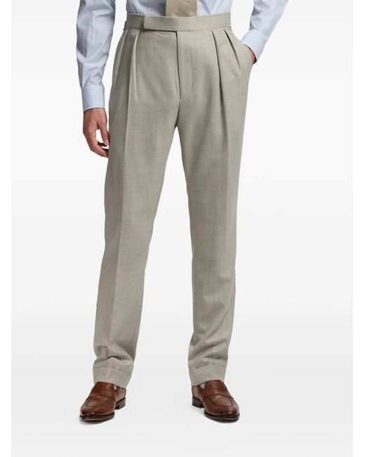 Ralph Lauren Gray Double-Breasted Wool Suit for men
