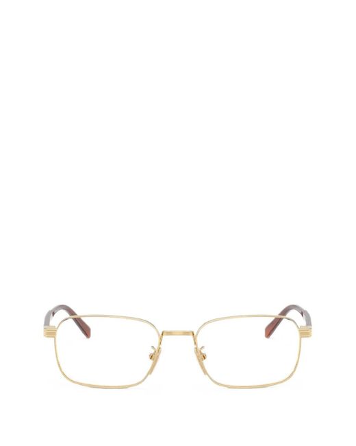 Gafas Con Montura Rectangular Prada de hombre de color Natural
