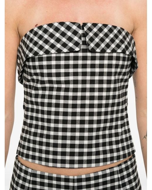 Posse Black Chiara Strapless Top