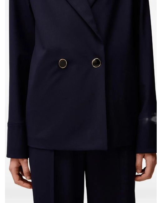 RETORI Blue Jewel-Button Blazer