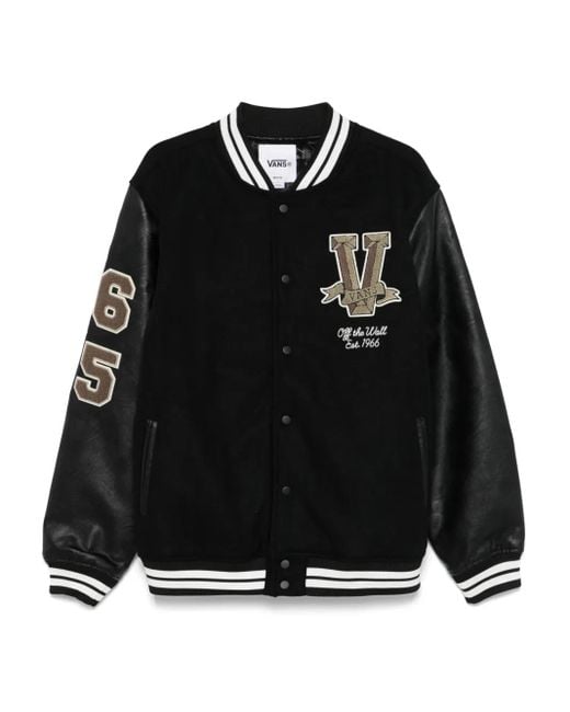 Vans Black Lx Tour Bomber Jacket for men