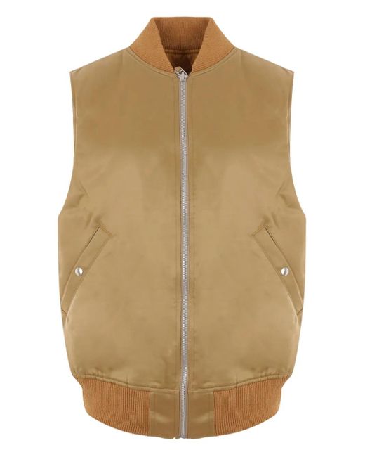 MYTHINKS Natural Bomber-Style Vest