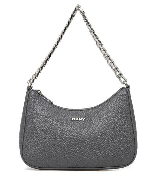 DKNY ロゴ ショルダーバッグ Gray