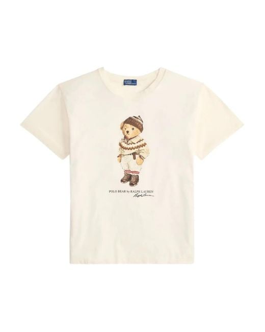 Polo Ralph Lauren ベアプリント Tシャツ White