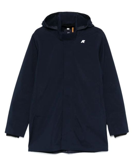 K-Way Blue Duke Bonded Coat for men