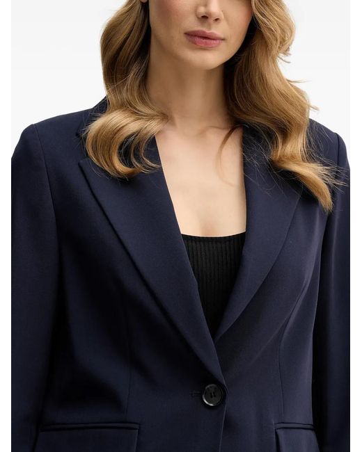 Sisley Blue Flap Pocket Blazer