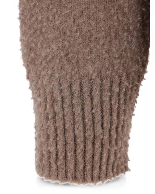 Roberto Collina Brown Pull À Col Rond for men
