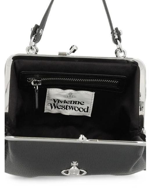 Vivienne Westwood Black Granny Frame Purse