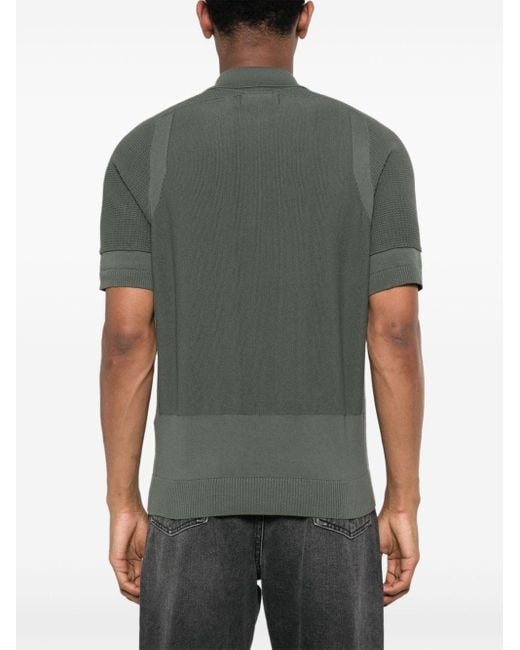 Stone Island Green Compass-patch Polo Shirt for men