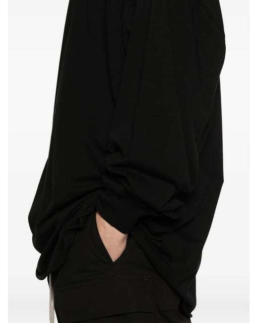 Rick Owens Black Long Sleeve T-Shirt for men