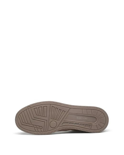 Les Deux Brown Perforated Suede Sneakers for men