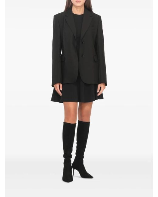 Stuart Weitzman Black 60Mm Stuart Power Boots