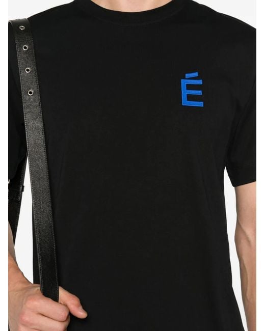 Camiseta con logo estampado Etudes Studio de hombre de color Black