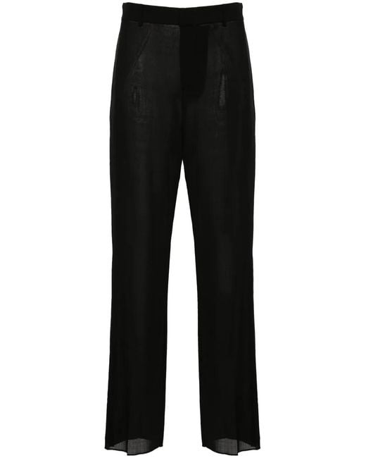 Blumarine Black Virgin Wool Trousers