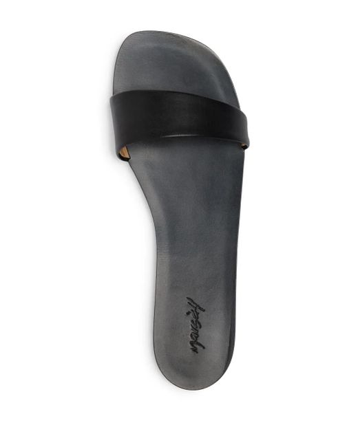 Marsèll Black Leather Slides