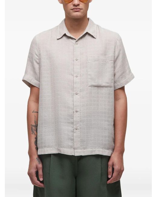 Osklen Overhemd Met Patroon in het Gray voor heren