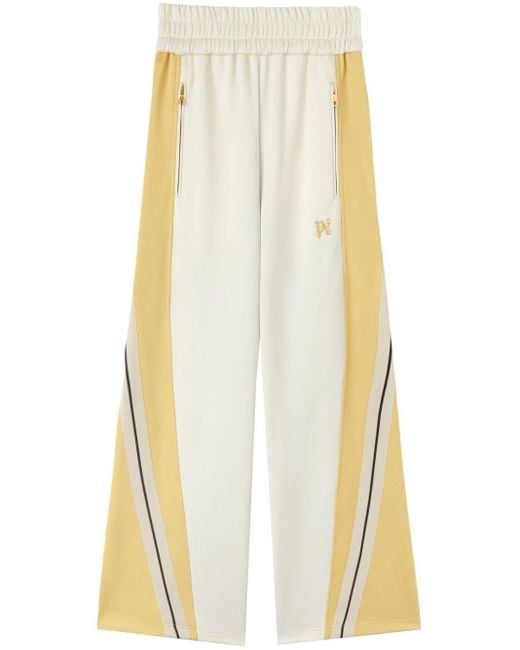 Pantalones de chándal con diseño colour block Palm Angels de color White