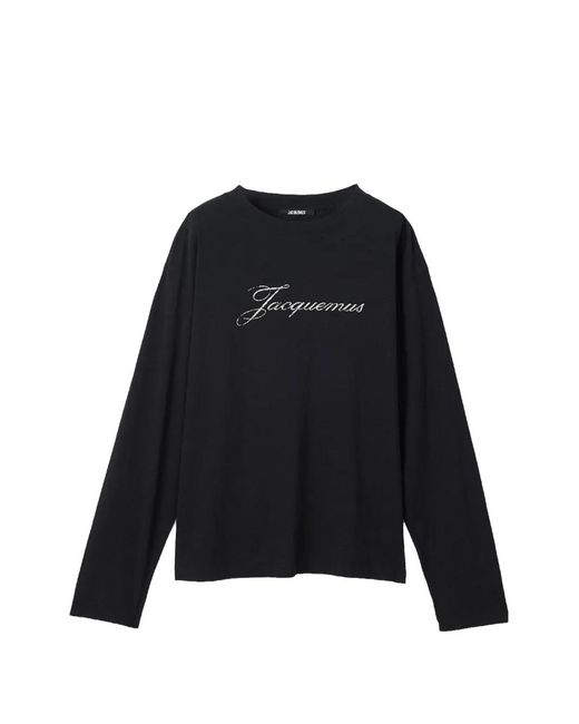 Jacquemus Black The Long-Sleeve T-Shirt