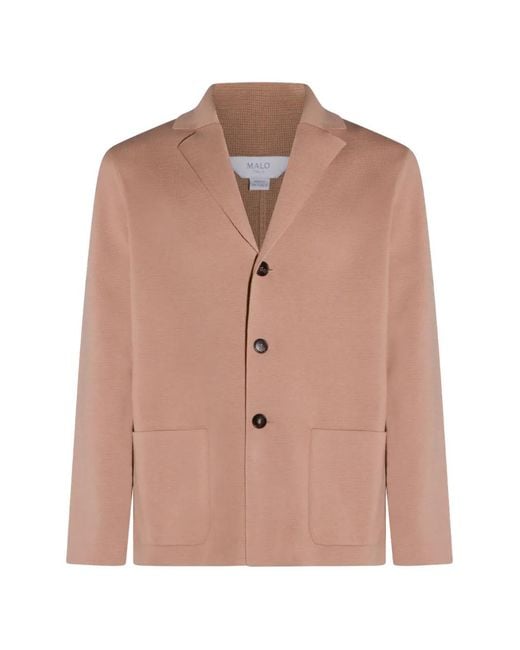 Malo Pink Button Pocket Blazer for men