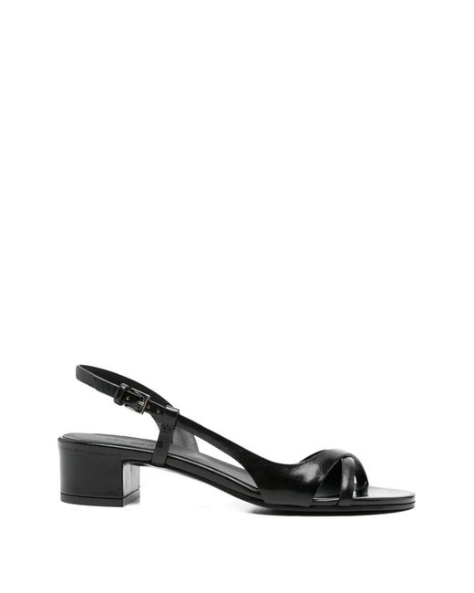 Roberto Del Carlo Black Ann Strappy Sandals