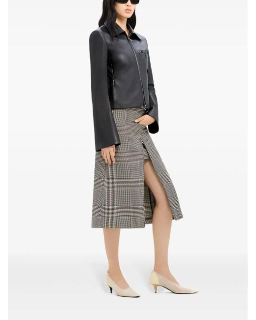 Courreges Black Lambskin Jacket