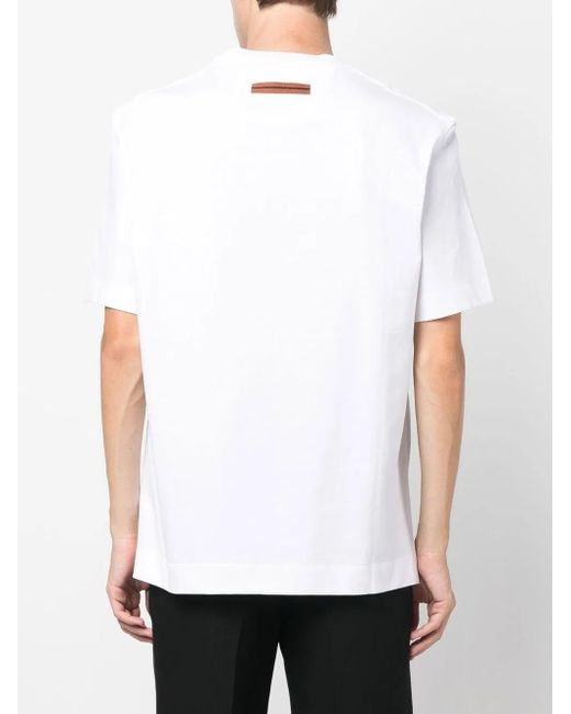 Zegna White T-Shirts And Polos for men