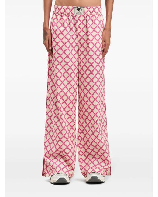 Palm Angels Red Logo Split Trousers
