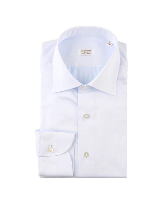 Borriello Button-Down Overhemd in het White voor heren