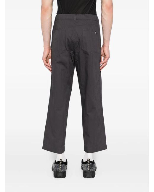 SPORT b. by agnès b. Gray Straight-Leg Trousers