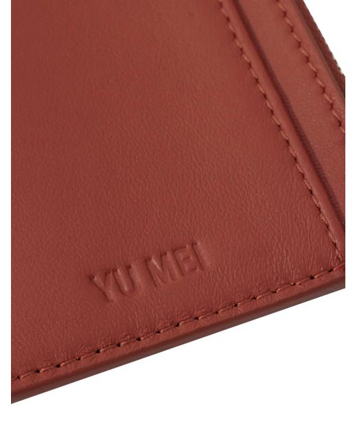 Tarjetero Frank Yu Mei de color Red