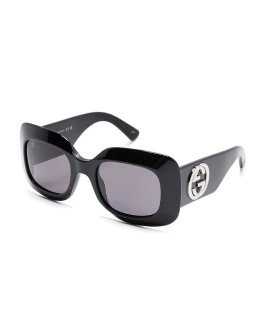Gucci Black Interlocking G Logo Sunglasses
