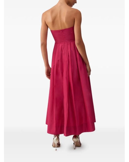 Liu Jo Pink Long Taffeta Dress