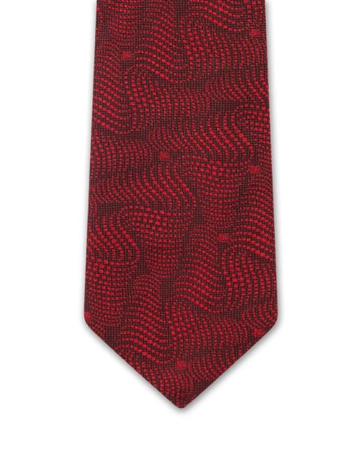 Etro Purple Printed Silk Tie for men