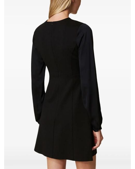 Robe Courte À Nœud Oval T Twinset en coloris Black