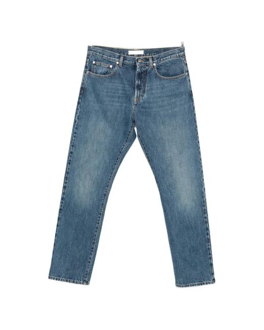 Umit Benan Blue Kevin Faded Straight-Leg Jeans for men