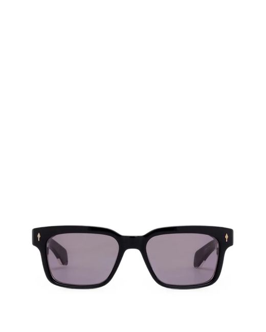 Jacques Marie Mage Black Molino Square-Frame Sunglasses