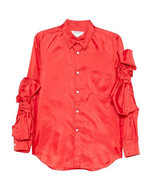 Comme des Garçons Red Knot-Detail Shirt