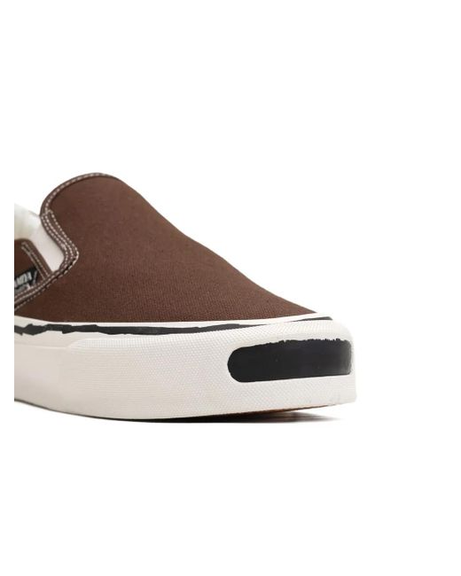 KAMIYA Brown Cornell Slip-On Sneakers
