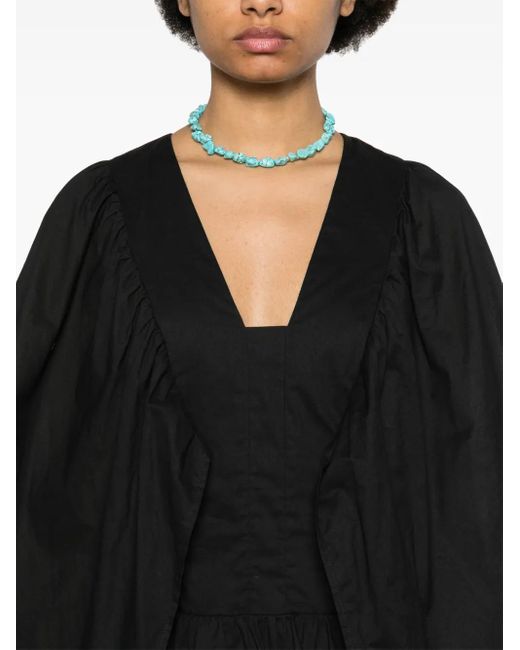 Liu Jo Black Cotton Mini Dress