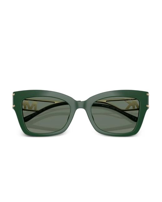 Michael Kors Green Logo-Plaque Sunglasses