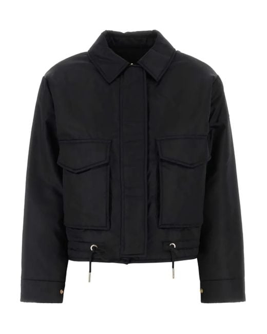 MICHAEL Michael Kors Black Collared Down Jacket