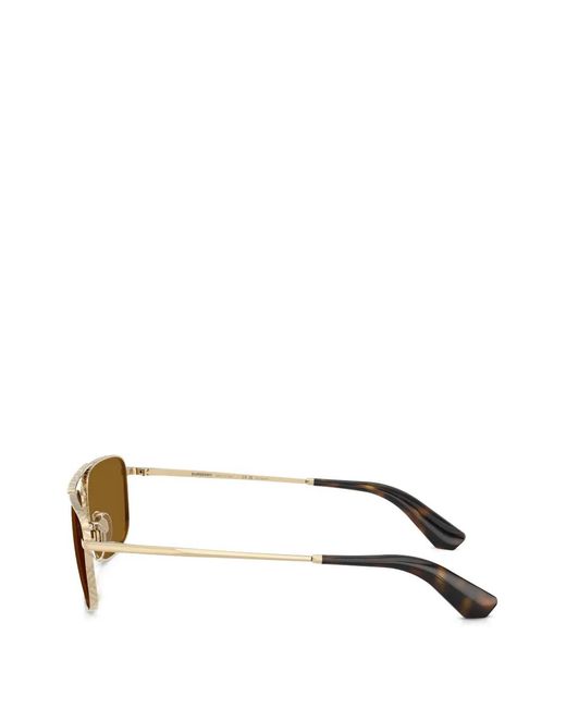 Burberry Metallic Pilot-Frame Sunglasses for men