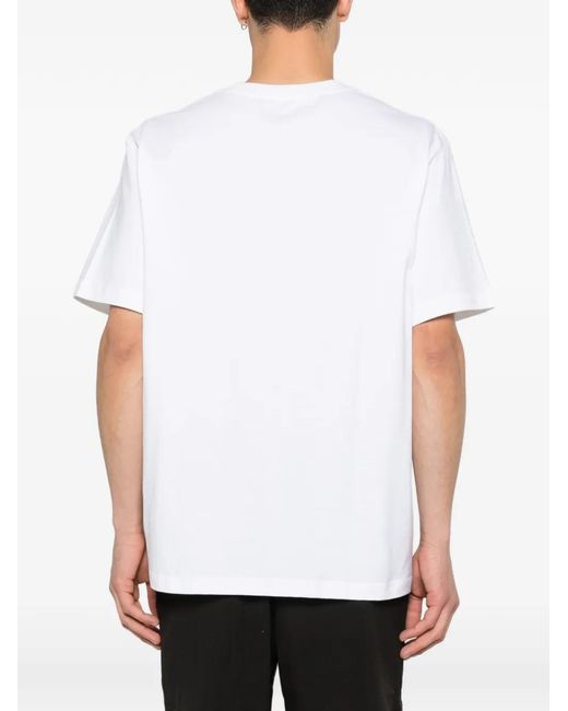 Calvin Klein White Embossed T-Shirt for men