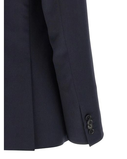 Pal Zileri Doppelreihiger Anzug Mit Steigendem Revers in Blue für Herren