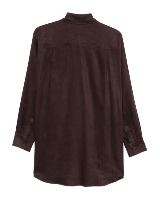 Alysi Purple Button-Down Shirt