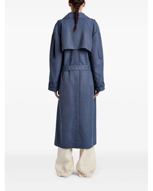 Proenza Schouler Blue Sakia Coat
