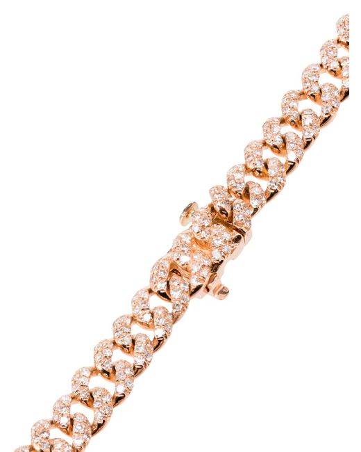 SHAY Metallic 18K Rose Diamond-Embellished 7.5 Inch Bracelet
