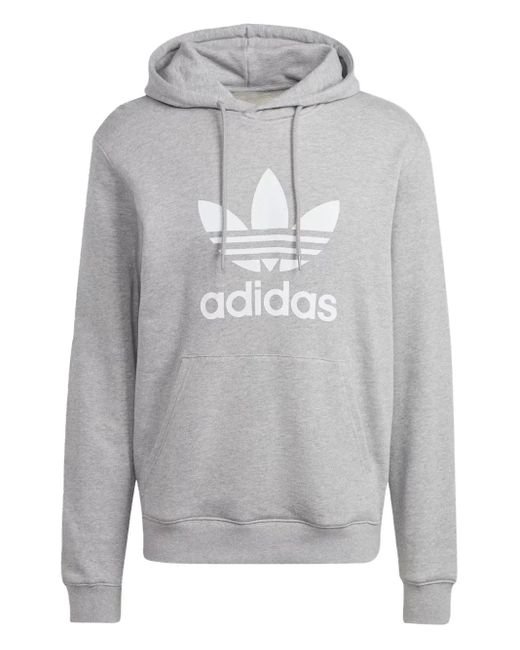 Felpa Con Cappuccio Adicolor Classics "Medium Heather" di Adidas in Gray da Uomo